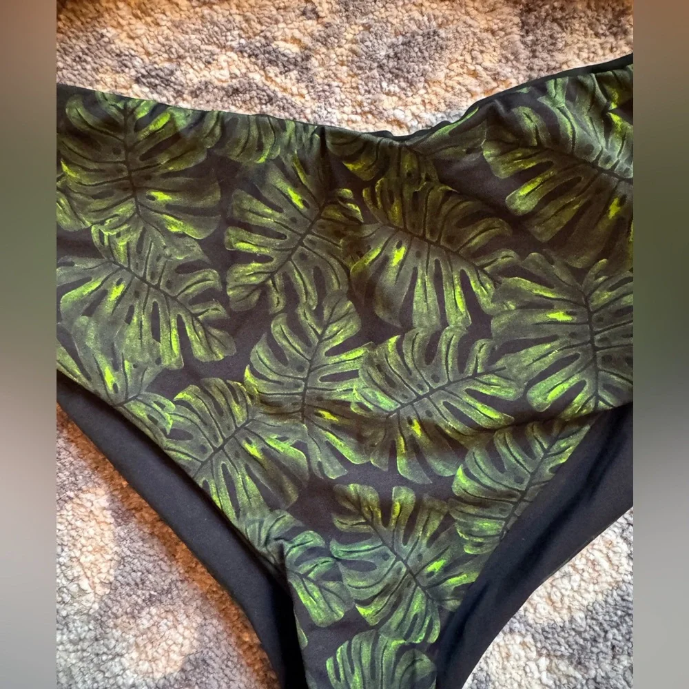 Pelican House Boutique Bikinis Leaf Print Bikini Set | Santa Cruz, California